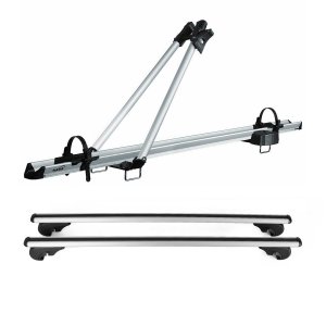 Volkswagen Tiguan Roof Racks Set - Omac - SPEED ALU PROFIL BIKE CARRIER - Silver - '09-'17